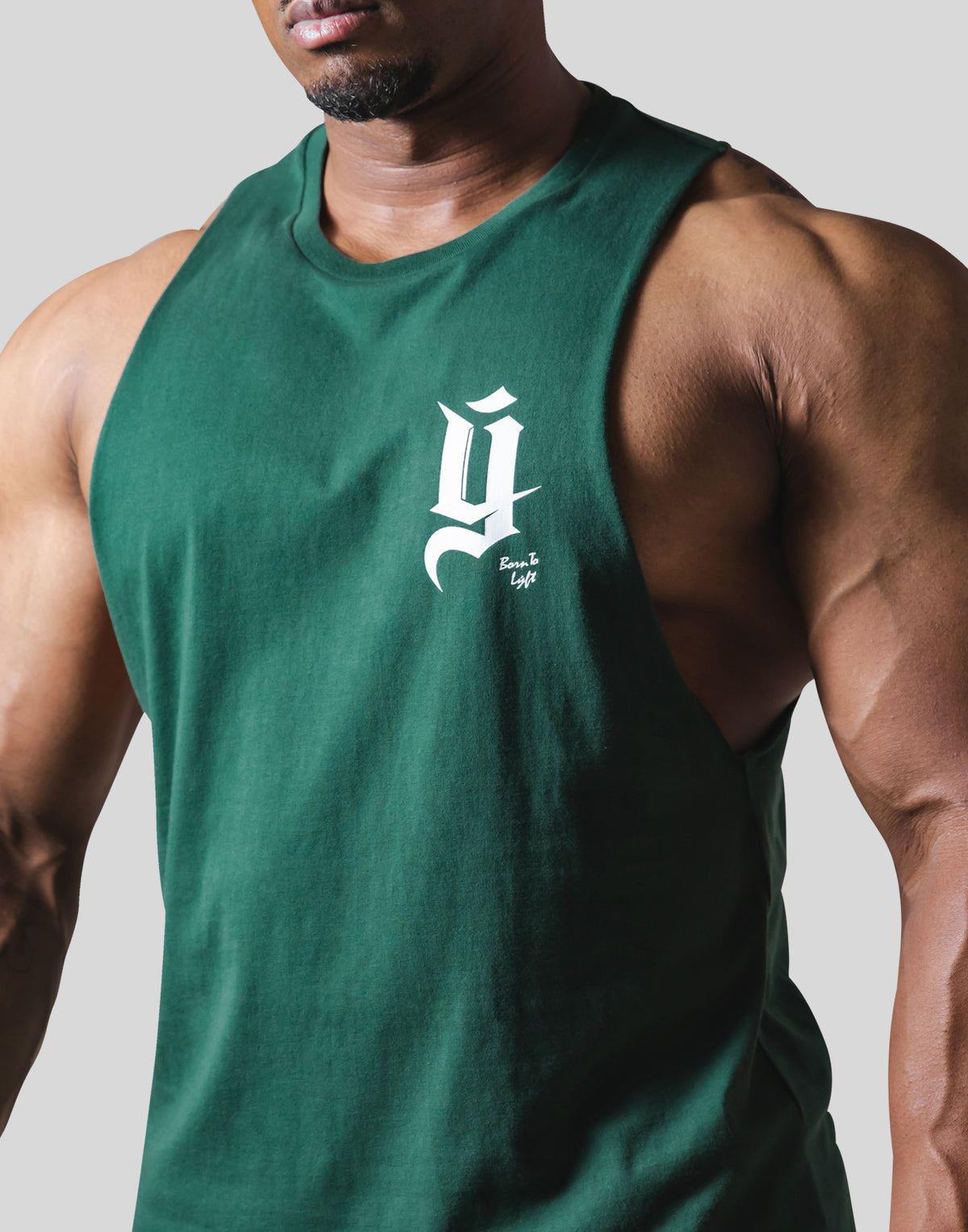 Old Y Drop Tanktop - Green