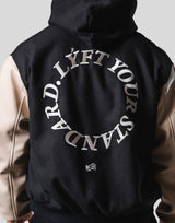 Message Ring Stadium Jacket - Black