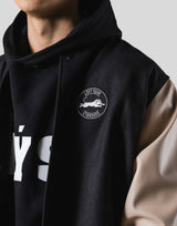 Message Ring Stadium Jacket - Black