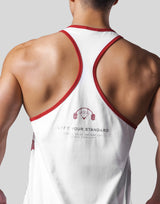 LÝFT × Power House Gym Logo TankTop - White