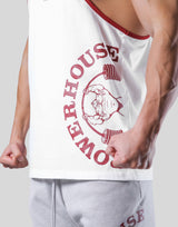 LÝFT × Power House Gym Logo TankTop - White