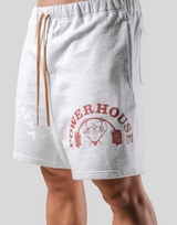 LÝFT × Power House Gym Sweat Shorts - Grey