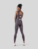 Ribbed Back Label Bratop - Ash Grey