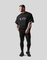 GÝM Sweat Big T-Shirt - Black