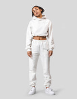 Message Logo Stretch Sweat Pants - White