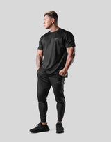 2Way Stretch Standard T-Shirt - Black