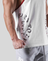 LÝFT × Power House Gym Logo TankTop - White