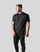 2Way Stretch Standard T-Shirt - Black