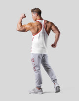 LÝFT × Power House Gym Logo TankTop - White