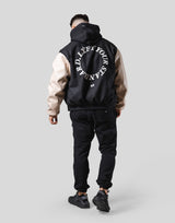 Message Ring Stadium Jacket - Black
