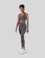 Ribbed Back Label Bratop - Ash Grey