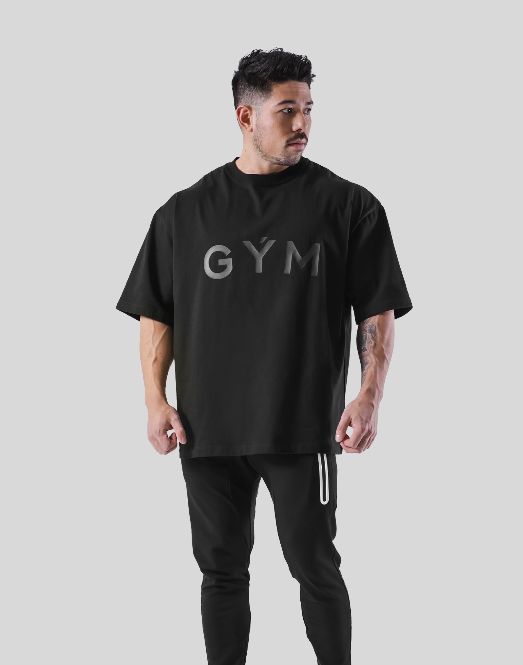 GÝM Big T-Shirt - Black – LÝFT