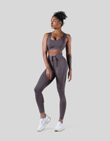 Ribbed Back Label Bratop - Ash Grey