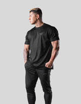 2Way Stretch Standard T-Shirt - Black