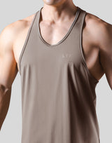 Stretch Waffle Nylon Training Tanktop - Sand