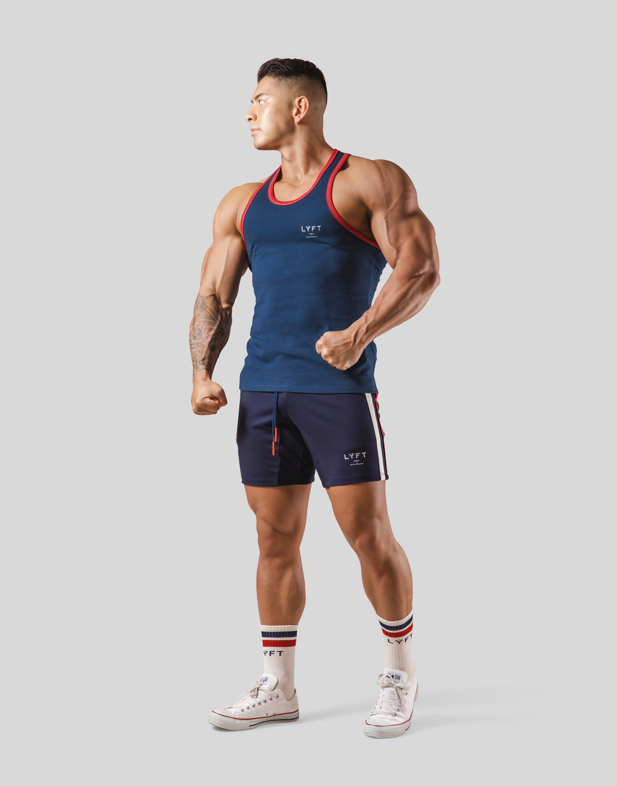 LÝFT Point Logo Standard Tanktop 2 - Navy