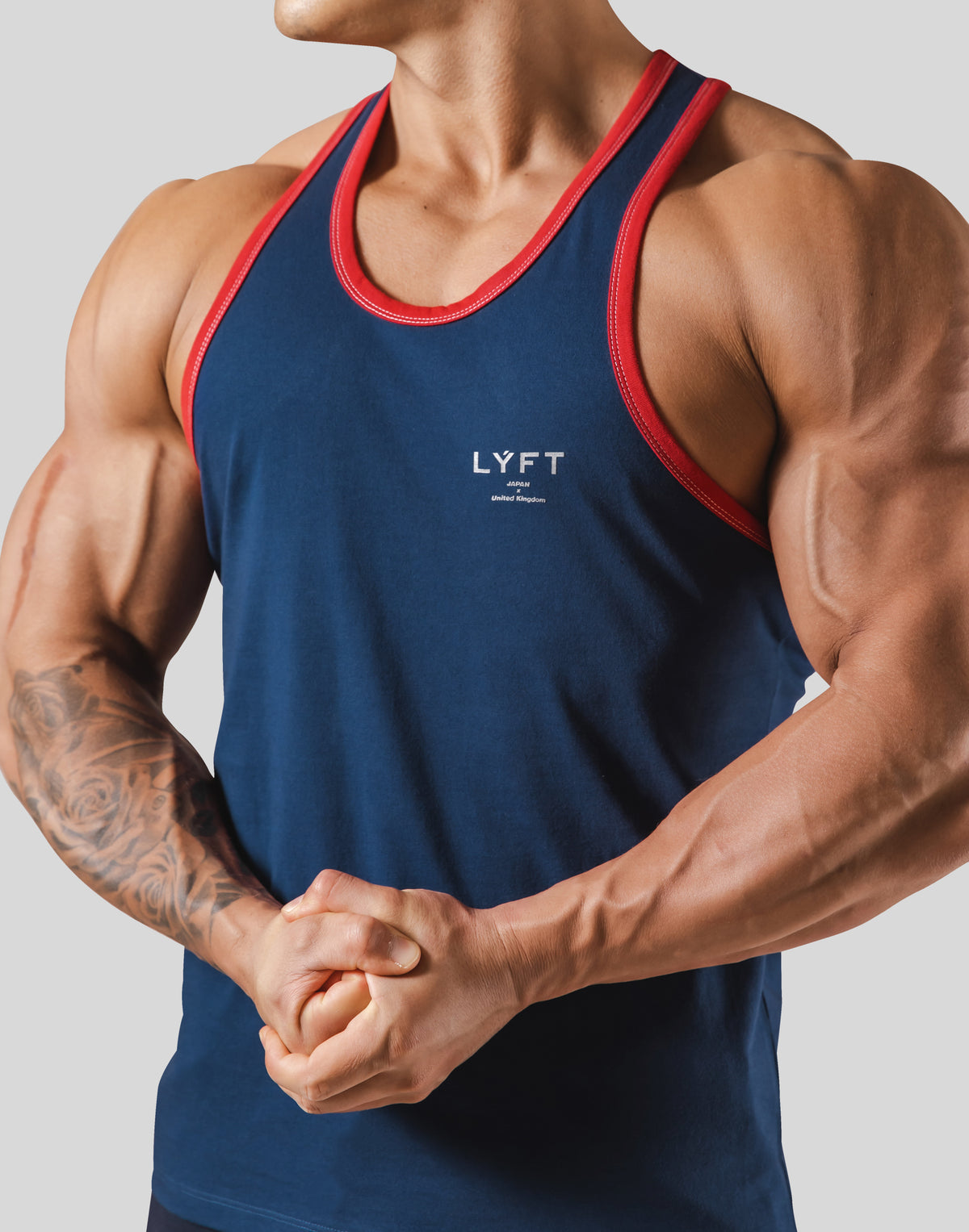 LÝFT Point Logo Standard Tanktop 2 - Navy