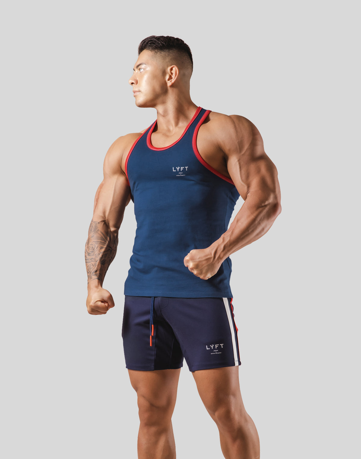 LÝFT Point Logo Standard Tanktop 2 - Navy