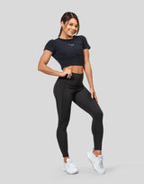 LÝFT Cropped T-Shirt - Black