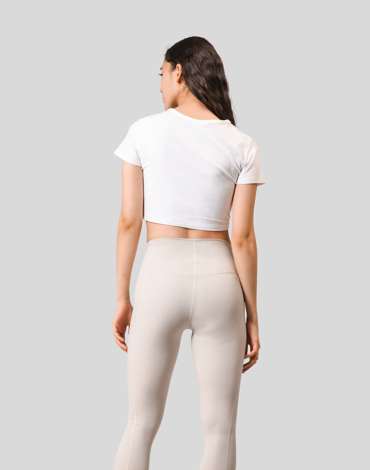 LÝFT Cropped T-Shirt - White