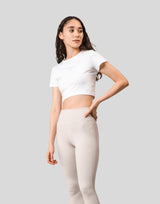 LÝFT Cropped T-Shirt - White