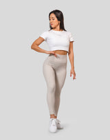LÝFT Cropped T-Shirt - White