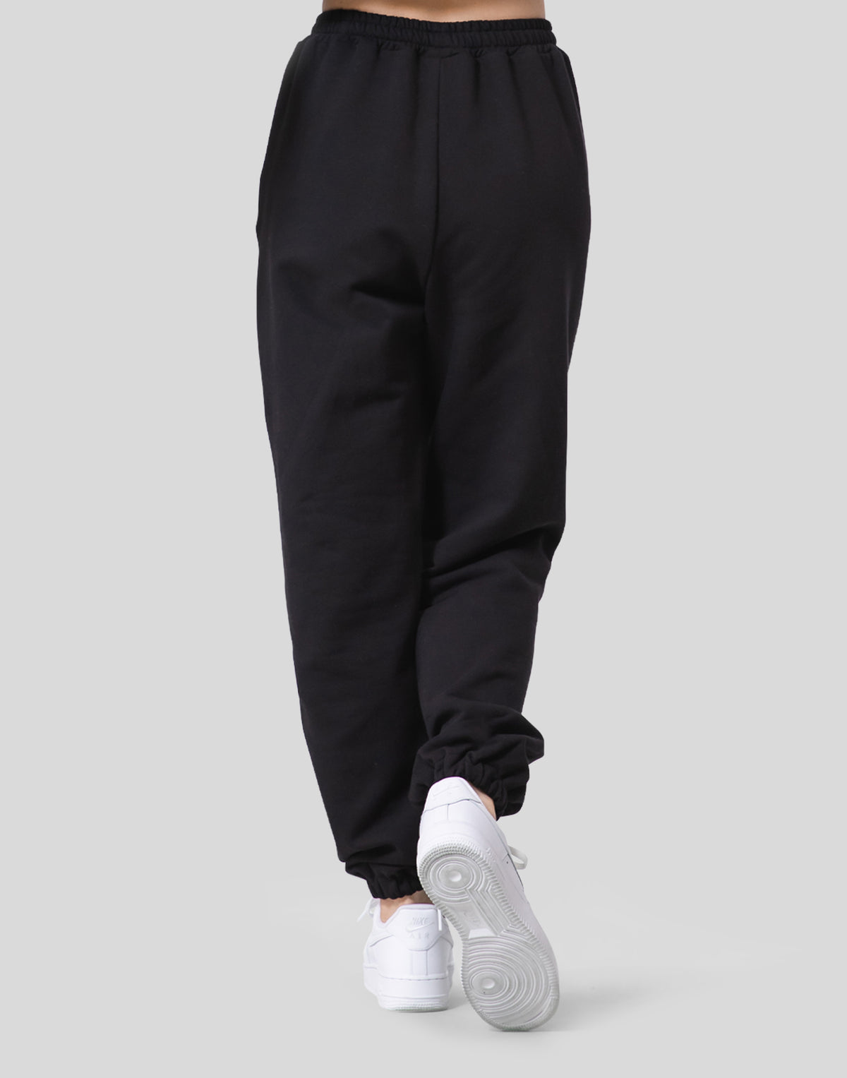 Message Logo Stretch Sweat Pants - Black