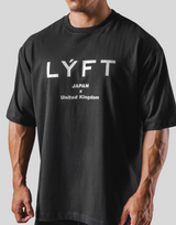 LÝFT Logo Big T-Shirt - Black