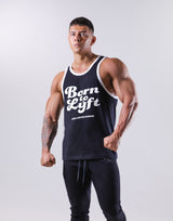 Old Logo Piping Tanktop - Black