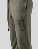 Old English Sweat Pants - Olive