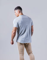 Slim Fit 2 Line T-Shirt - Grey