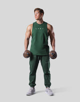 Logo Stitch Drop Tanktop - Green