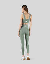 Ribbed Back Label Bratop - Melty Green