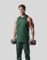 Logo Stitch Drop Tanktop - Green