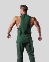 Logo Stitch Drop Tanktop - Green