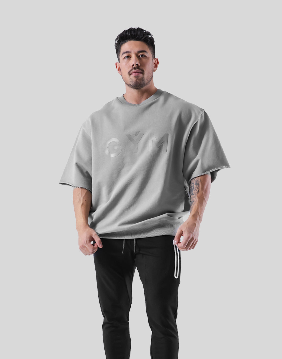 GÝM Sweat Big T-Shirt - Grey