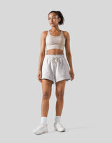 Flare Sweat Shorts - Ivory