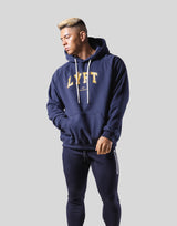 College Logo Pullover Hoodie - Navy