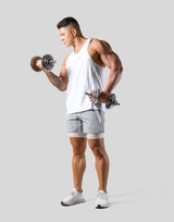 Back Mesh Training Tanktop - White