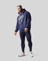 College Logo Pullover Hoodie - Navy