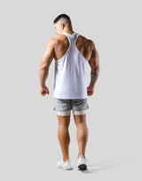 Back Mesh Training Tanktop - White