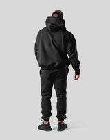 Big Y Oversize Stretch Sweat Hoodie - Black