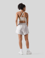 Flare Sweat Shorts - Ivory