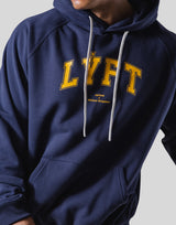 College Logo Pullover Hoodie - Navy