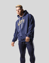 College Logo Pullover Hoodie - Navy