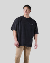 Lion Ring Vintage Big T-Shirt - Black