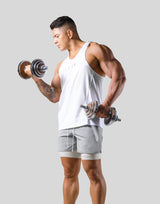 Back Mesh Training Tanktop - White