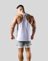 Back Mesh Training Tanktop - White
