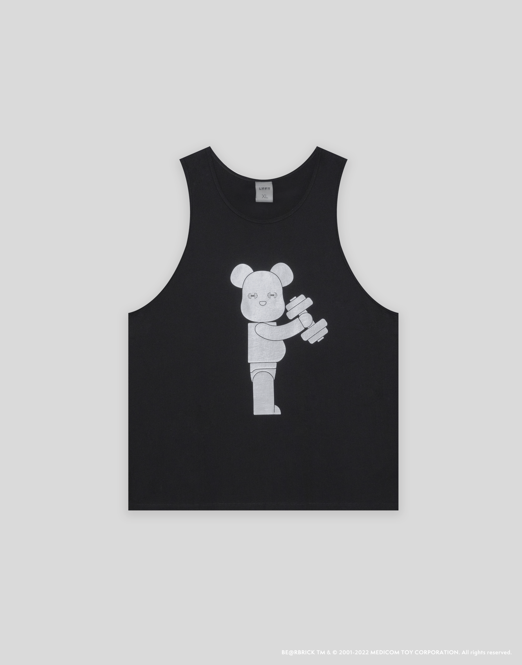 LÝFT×BE@RBRICK×atmos Tanktop - Black