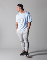 LÝFT Hard Rock Logo Big T-shirt - L.Blue